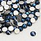 Glass Flat Back Rhinestone, Grade A, Back Plated, Faceted, Half Round, Montana, SS8, 2.3~2.4mm, 1440pcs/bag