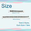 2Pcs 2 Style Resin & Acrylic Bag Strap FIND-GN0001-37-3