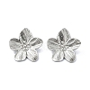 304 Stainless Steel Stud Earrings STAS-L024-004P-02-1