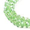 Electroplate Transparent Glass Beads Strands EGLA-A035-T4mm-A09-3