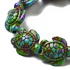 Synthetic Turquoise Dyed Beads Strands G-P507-05L-2