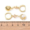 Brass Micro Pave Cubic Zirconia Hoop Earrings EJEW-A149-04B-G-5