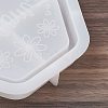 Hexagon Mother's Day Word MOM DIY Tray Silicone Molds DIY-G112-02B-5