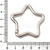 Zinc Alloy Spring Gate Rings FIND-H050-01A-P-3
