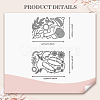 Carbon Steel Cutting Dies Stencils DIY-WH0309-2295-2