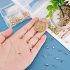 PandaHall Elite 120Pcs 3 Style Brass Peg Bails Pendants Sets KK-PH0010-36-3