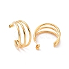 Iron Plating(IP) 304 Stainless Steel C-shape Stud Earrings EJEW-G298-13B-G-2