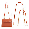 2Pcs 2 Style Imitation Leather Bag Handles DIY-DR0001-25B-1