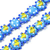 Handmade Bumpy Lampwork Beads Strands LAMP-N021-036B-1