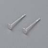 304 Stainless Steel Stud Earring Findings STAS-H436-24S-3mm-1