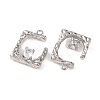 Brass Micro Pave Cubic Zirconia Pendants KK-A295-02B-P-2