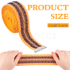 Vintage Jacquard Polyester Ribbon SRIB-WH0011-265-2