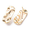 Brass Stud Earrings Findings X-KK-R116-014-NF-3