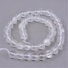 Natural Quartz Crystal Beads Strands G-Q462-6mm-32-2