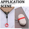60Pcs 2 Style Silicone Pendant SIL-GF0001-43B-5