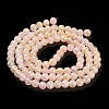 Baking Paint Crackle Glass Bead Strands DGLA-R053-05E-3