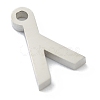 Non-Tarnish 304 Stainless Steel Charms STAS-G244-01L-3