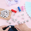 Gorgecraft 50Pcs 1-Hole Cloth Buttons DIY-GF0008-50A-4