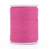 Round Waxed Polyester Cord YC-G006-01-1.0mm-2