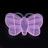 Butterfly Plastic Bead Storage Containers X-CON-Q023-14A-2
