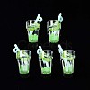 Imitation Fruit Tea Resin Pendants CRES-S359-31D-1