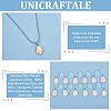 50Pcs 304 Stainless Steel Pendant Cabochon Settings STAS-UN0042-64-5
