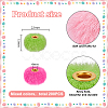 Fibre European Style Beads FIND-WH0441-24-2