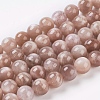 Natural Sunstone Beads Strands X-G-G099-12mm-14-1
