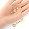 Alloy Crystal Rhinestone Magnetic Clasps ALRI-YW0001-10G-3