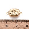 Brass Magnetic Clasps KK-Q074-02G-4