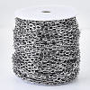 Tarnish Resistant 304 Stainless Steel Paperclip Chains CHS-S001-05A-P-3