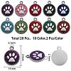 20Pcs 10 Colors Enamel Charms ENAM-SZ0001-95-2