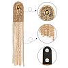 SUPERFINDINGS 2Pcs Fashionable Alloy Tassel Epaulettes FIND-FH0005-41KCG-3