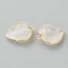 Natural Quartz Crystal Pendants X-G-B009-03G-D-2