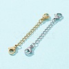 6 Strand 6 Style 304 Stainless Steel Curb Chain Extender STAS-FS0001-30-5