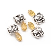 Antique Silver Plated Alloy Pendants PALLOY-L225-Q01-AS-2