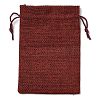 Christmas Theme Jute Cloth Storage Bags ABAG-F010-01A-06-3