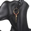 Star Glass Hoop Earrings EJEW-MZ00673-02-2