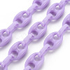 Handmade Opaque Acrylic Coffee Bean Chains CHAC-ZX0001-01E-1