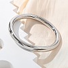304 Stainless Steel Plain Bangles for Women BJEW-K271-01P-2