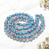 1 Starnd Handmade Gold Sand Lampwork Beads Strands LAMP-PA0001-76A-3