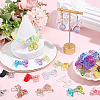 54Pcs 18 Colors Transparent Acrylic Beads OACR-PA0001-81-4