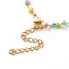 Glass Beaded Multi-strand Anklets AJEW-AN00428-3