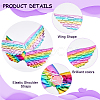 HOBBIESAY 2Pcs 2 Colors Children's Costume Angel Wings DIY-HY0001-17B-4