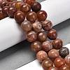 Natural Fire Crackle Agate Beads Strands G-B079-A01-04-2