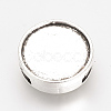 Tibetan Style Alloy Slide Charms Cabochon Settings X-PALLOY-Q341-04AS-LF-2