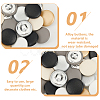 36Pcs 6 Colors Aluminum Snap Buttons FIND-WR0011-57B-3