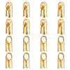 16Pcs S925 Sterling Silver Cord End STER-BC0003-05G-1