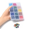 1200Pcs 15 Colors Electroplate Glass Beads Strands EGLA-YW0001-53-4
