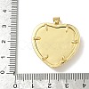Brass Resin Pendants KK-H079-02B-G02-3